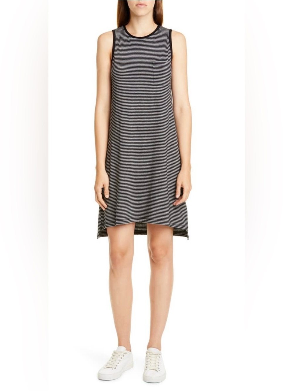ATM Anthony Thomas Melillo Women’s Striped Jersey Dress AW2202-OAV size large